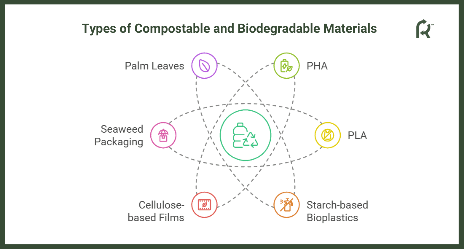 Types of Compostable and Biodegradable Materials